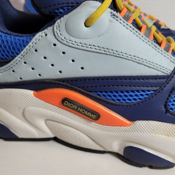 Dior Homme Blue, Light Blue, Orange, White Sneakers Men\'s Size 8 / 41 main image 5